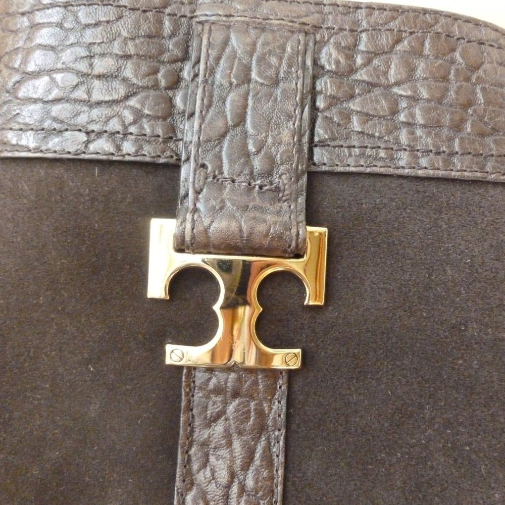 Tory Burch Suede and Leather Boots - Picture 7 of 8